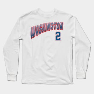 Retro Washington Number 2 Long Sleeve T-Shirt